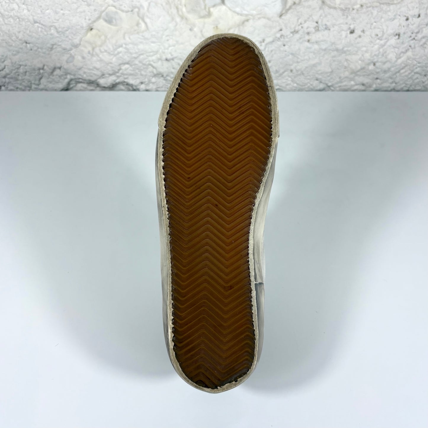 Golden goose Superstar LTD grigie con stella bianca e talloncini maculati 44