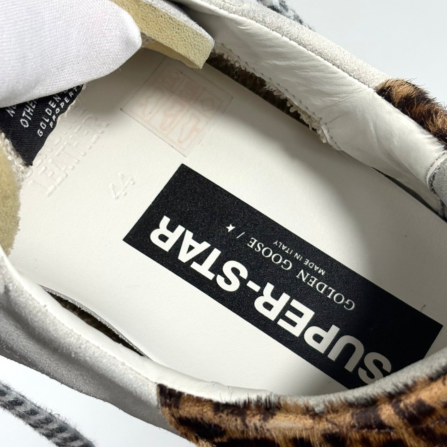 Golden goose Superstar LTD grigie con stella bianca e talloncini maculati 44