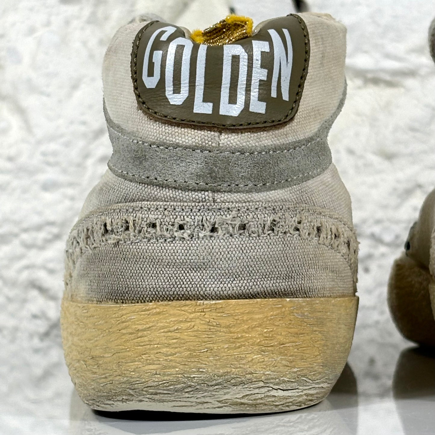 Golden goose Mid star grigio chiaro con stella oro 38