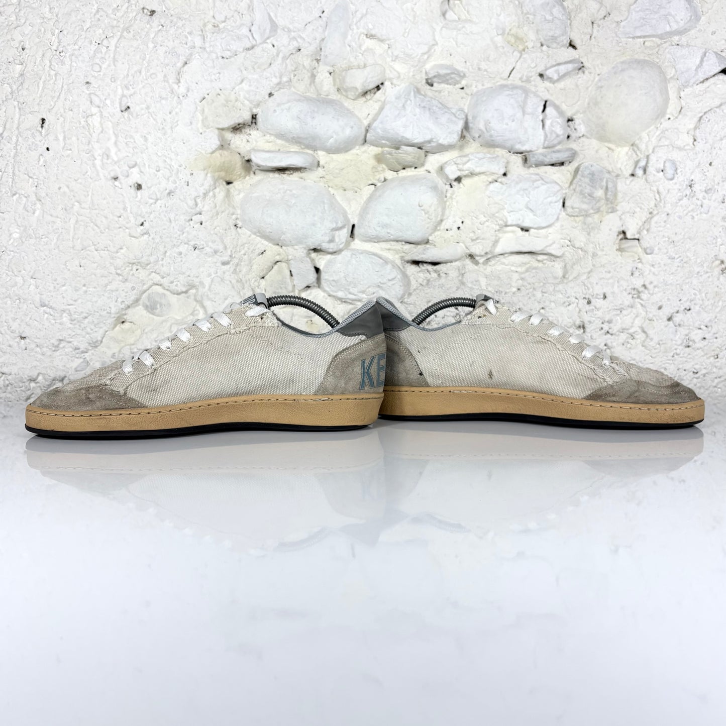 Golden goose Ballstar grigio chiaro con stella bianca 42