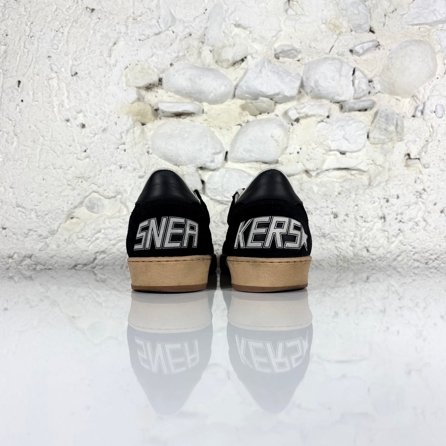 Golden goose Ballstar nere con stella bianca 44