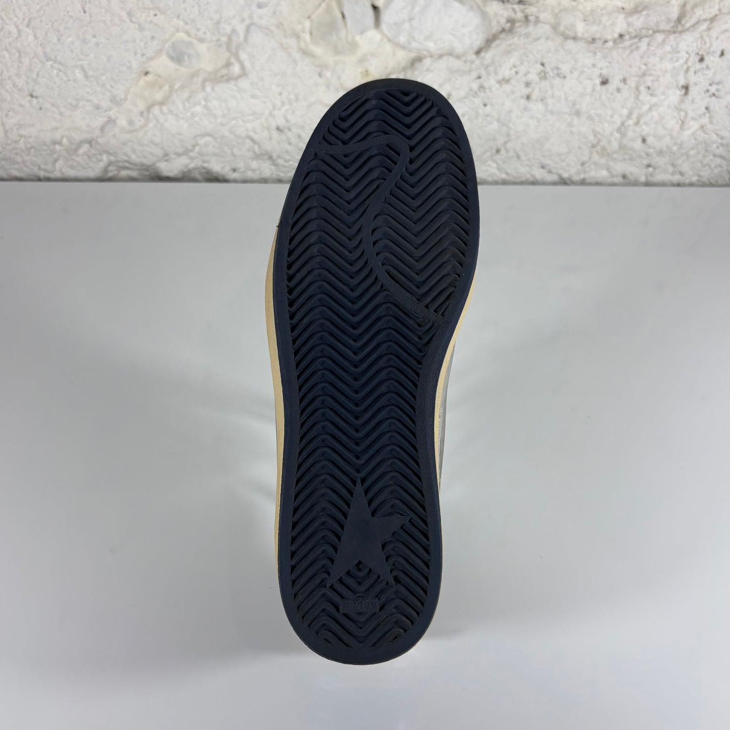 Golden goose Ballstar argento, blu e oro 41