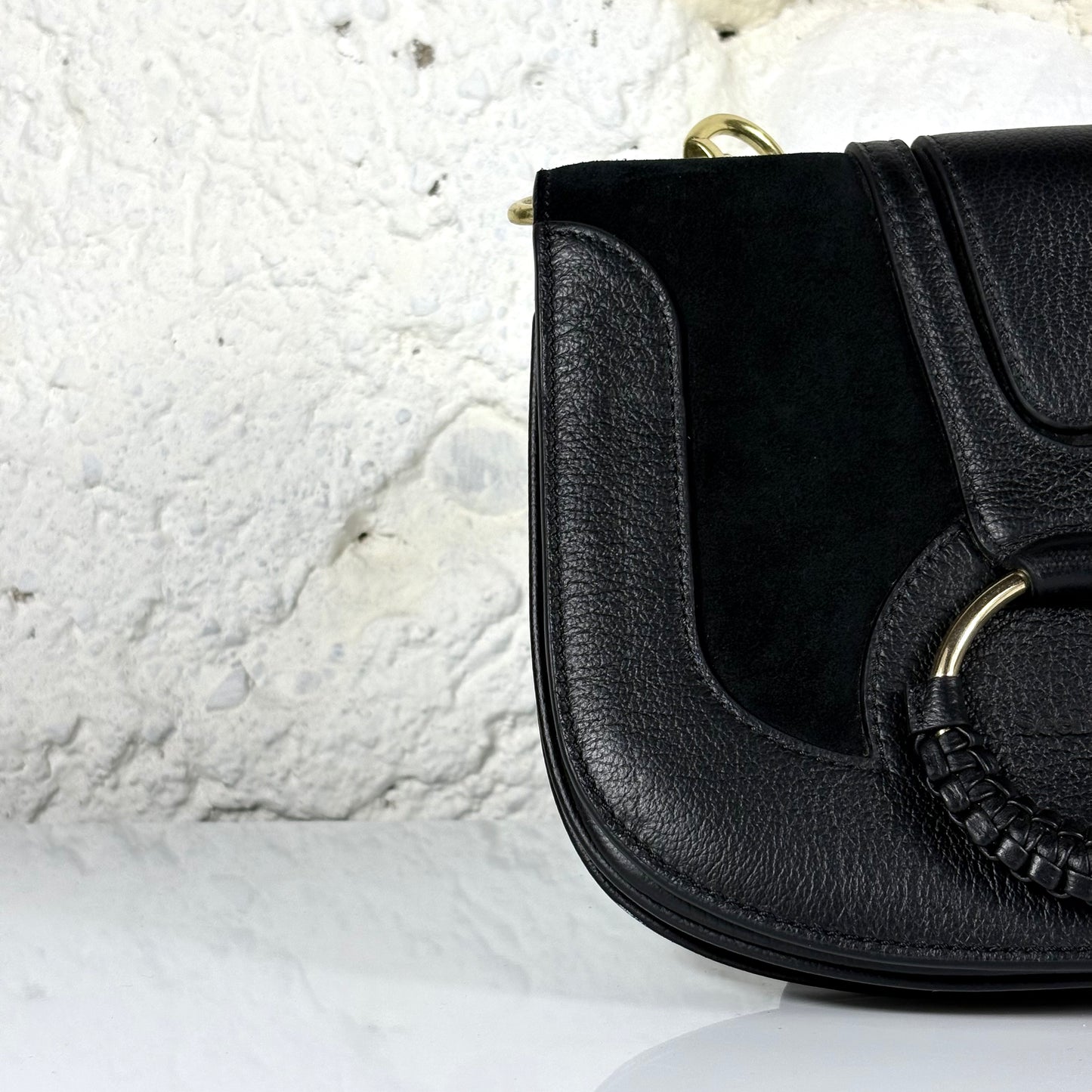 See by Chloé Hana nero in pelle e Suede