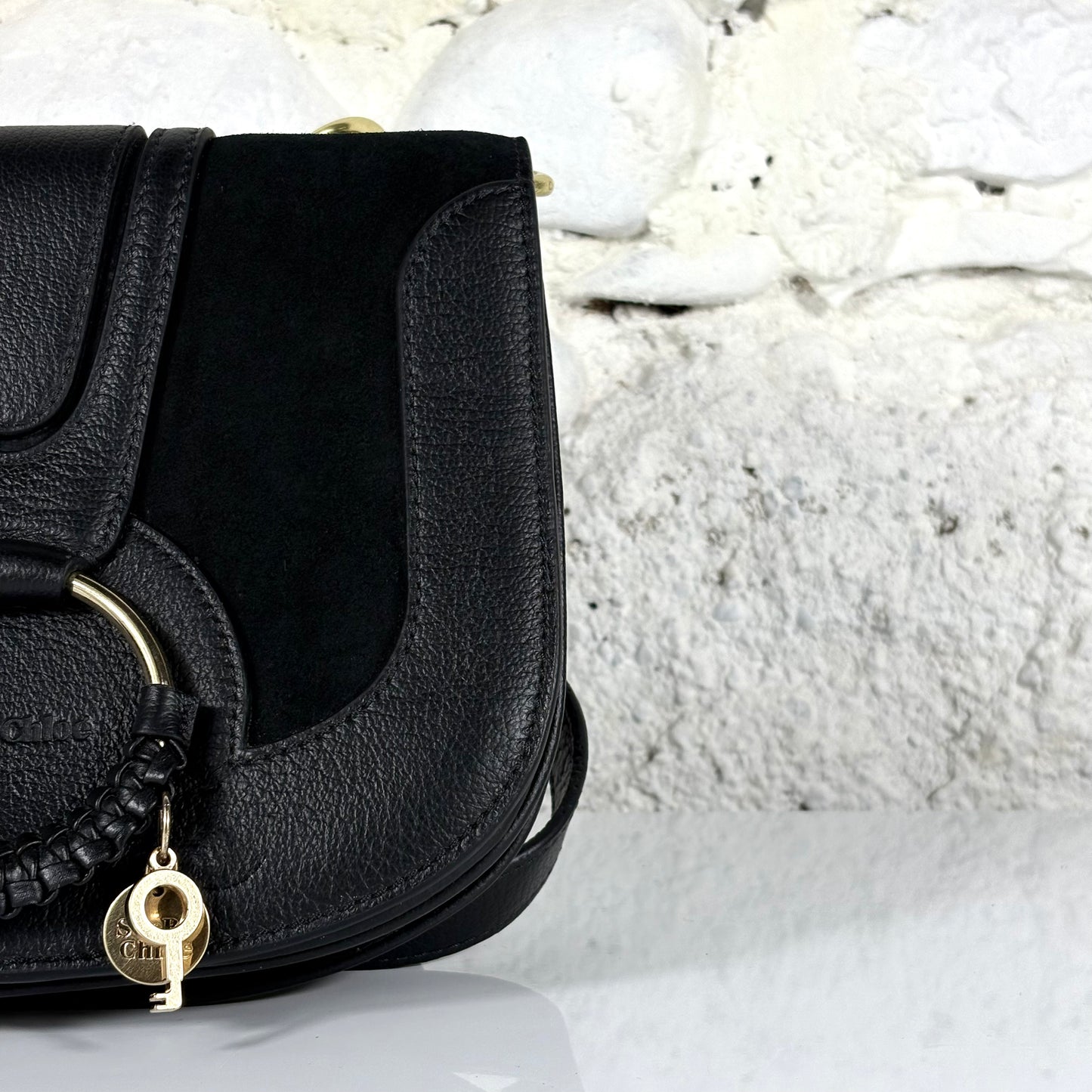 See by Chloé Hana nero in pelle e Suede