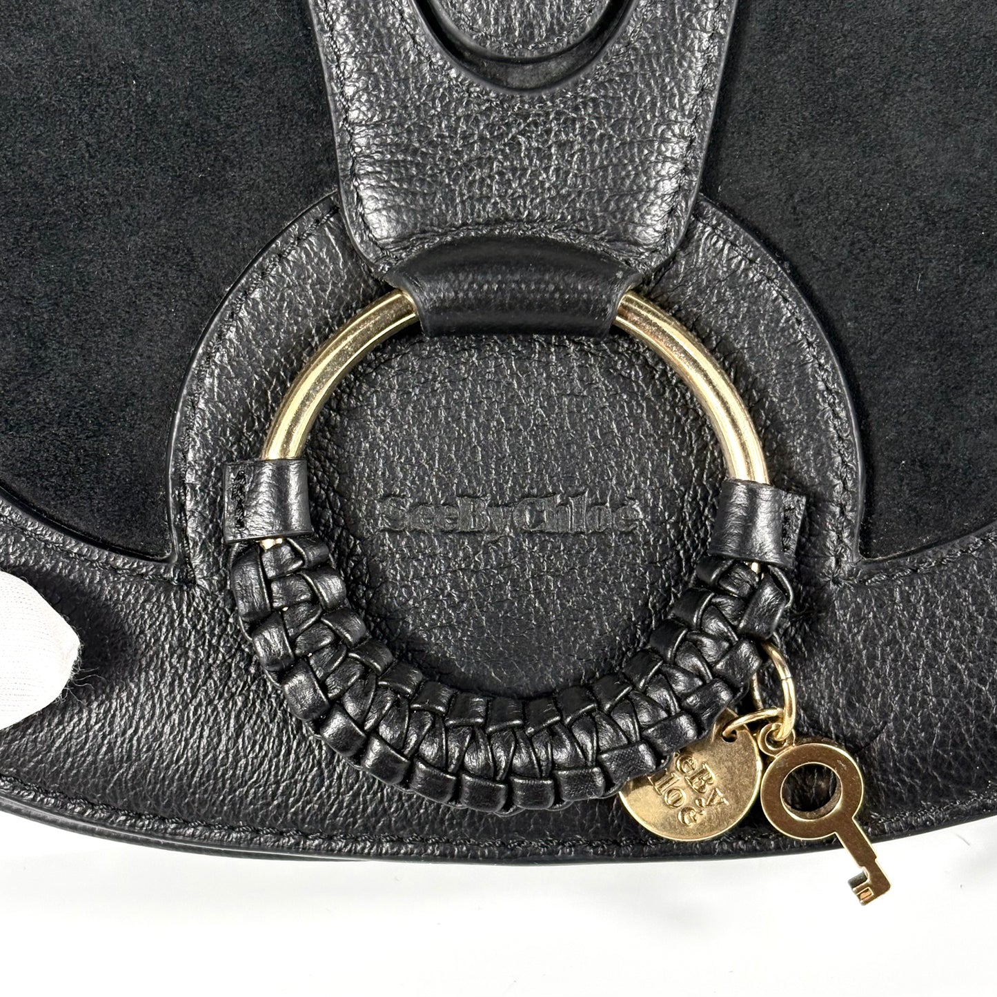 See by Chloé Hana nero in pelle e Suede