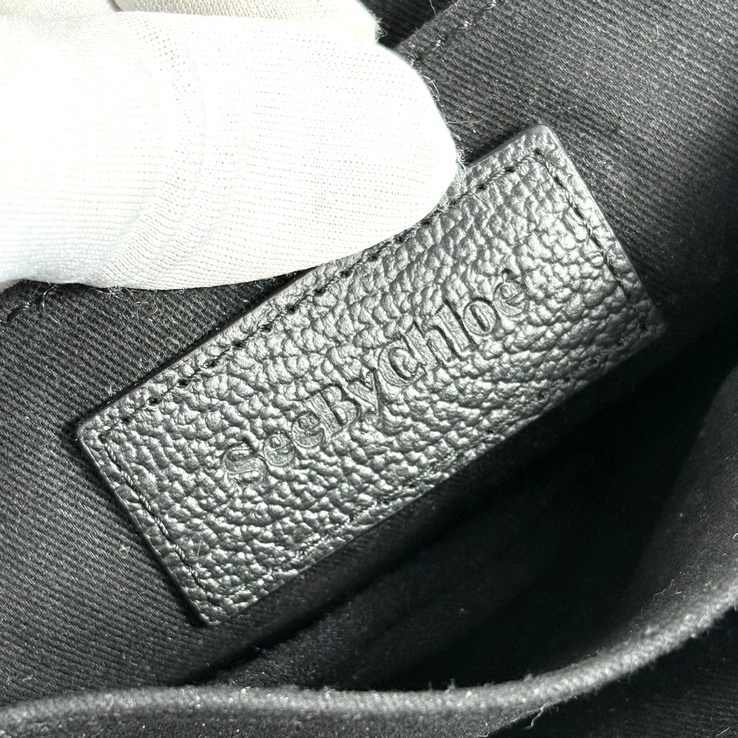 See by Chloé Hana nero in pelle e Suede