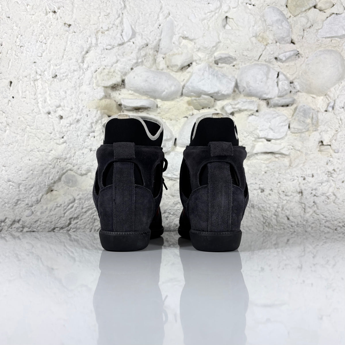 Isabel Marant Buckee nere con inserti rossi 38