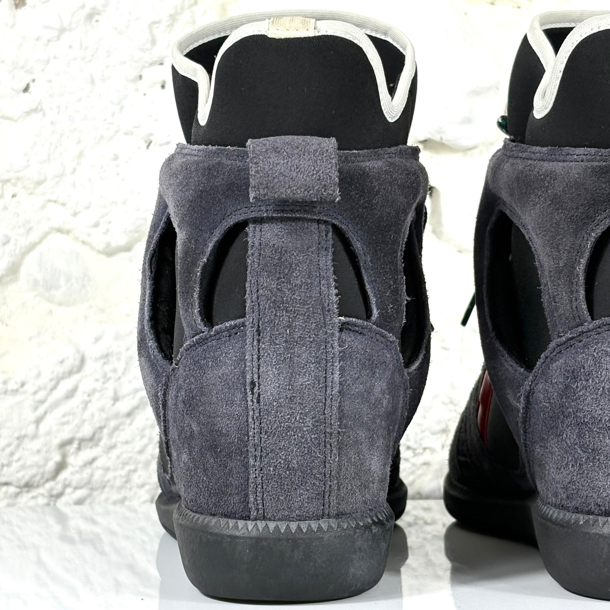 Isabel Marant Buckee nere con inserti rossi 38