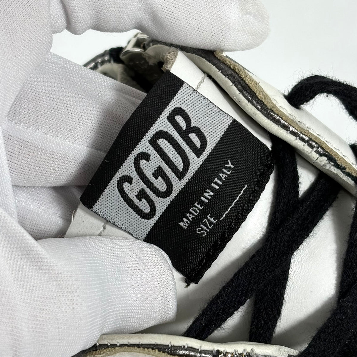 Golden goose Slide grigio scuro, bronzo e stella bianca 40