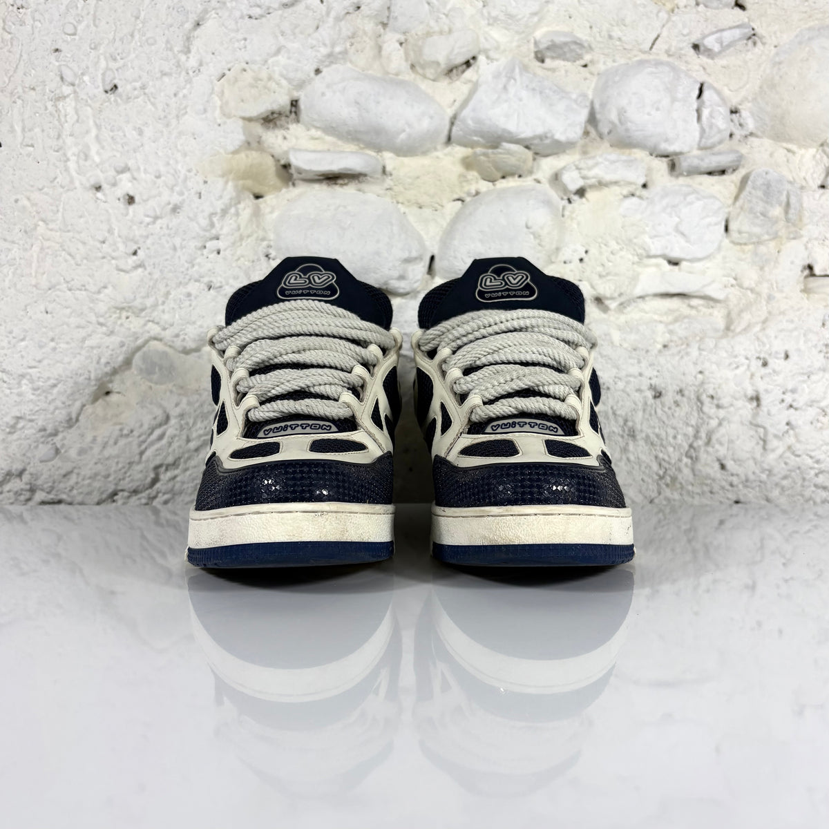 Louis Vuitton Skate blue e bianche 41