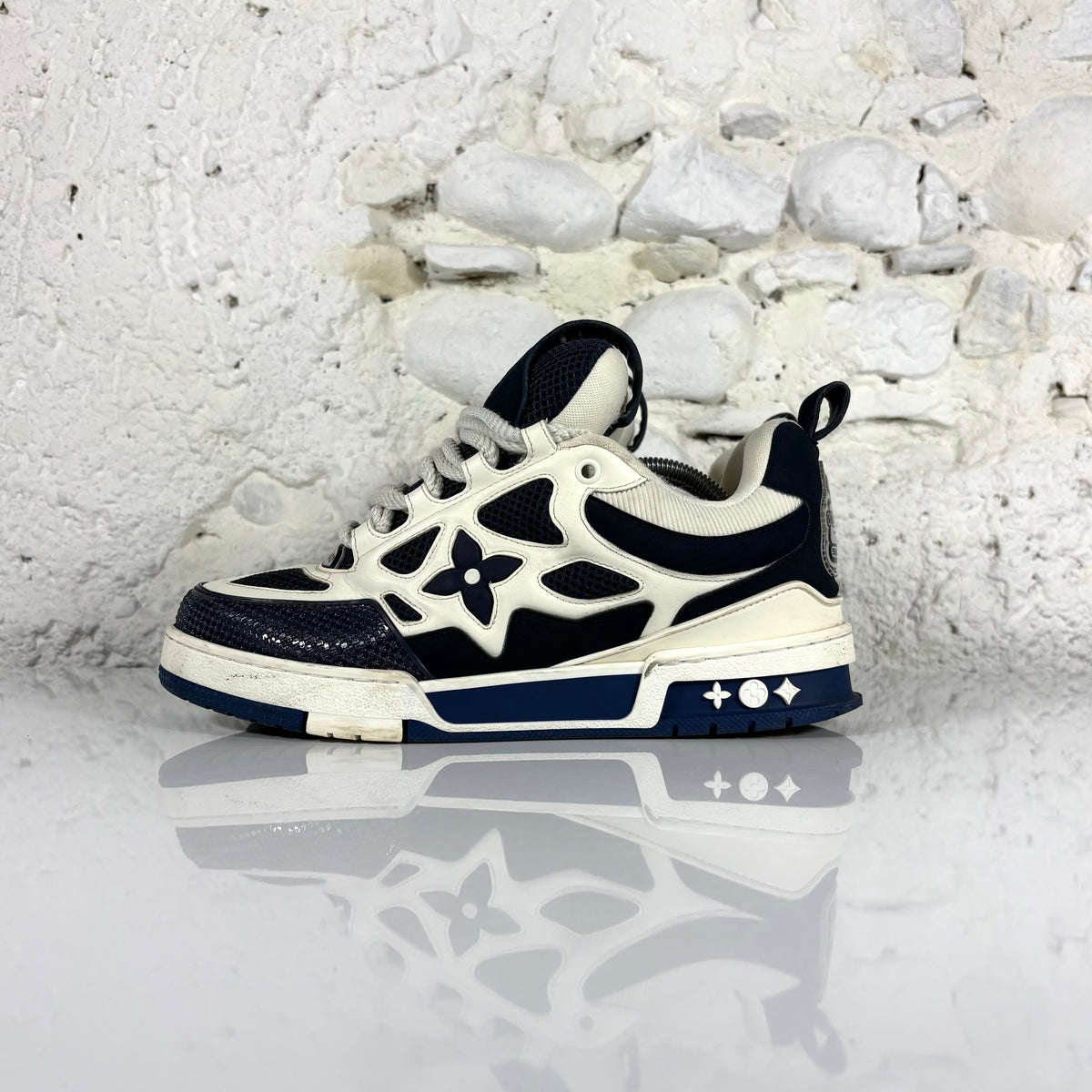 Louis Vuitton Skate blue e bianche 41