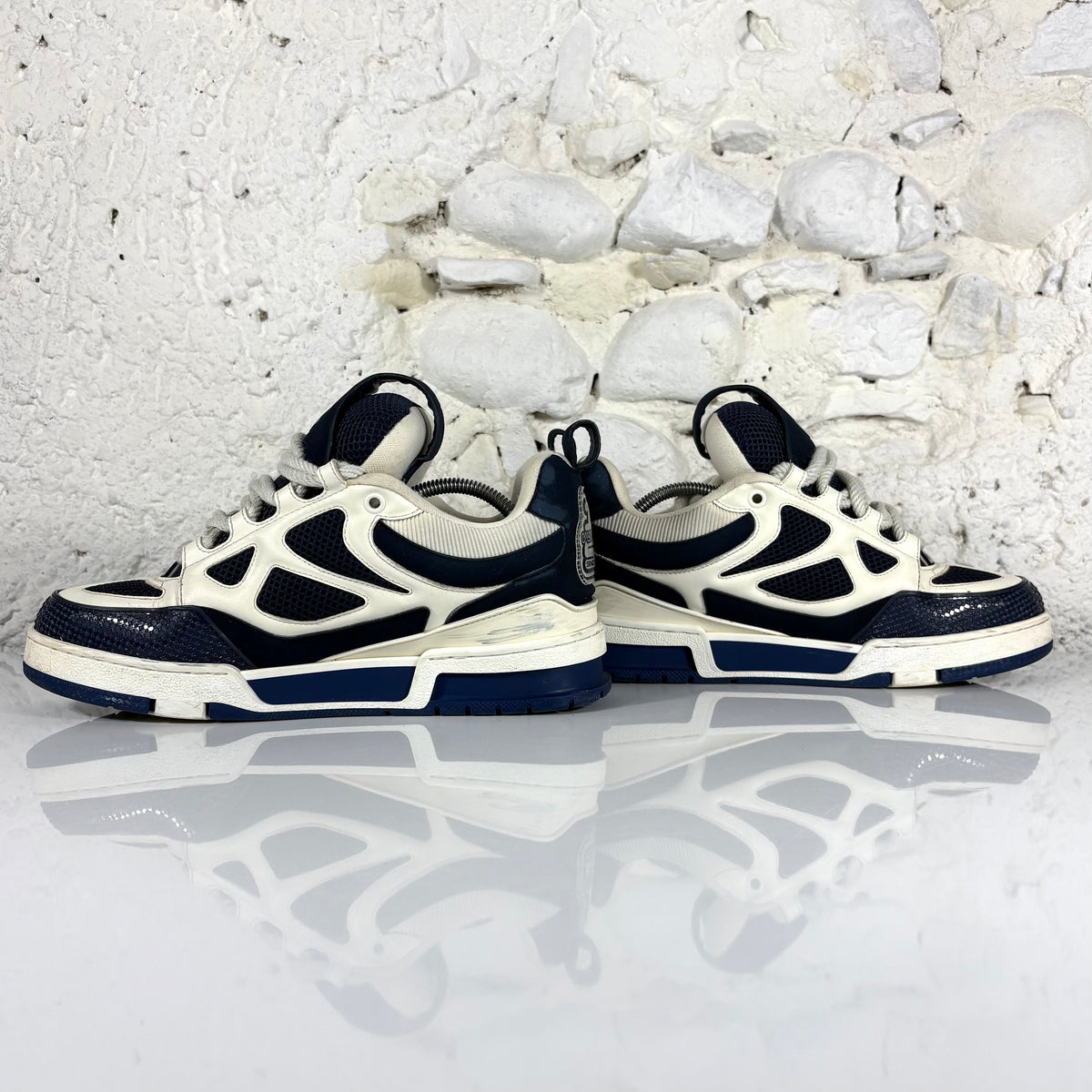 Louis Vuitton Skate blue e bianche 41