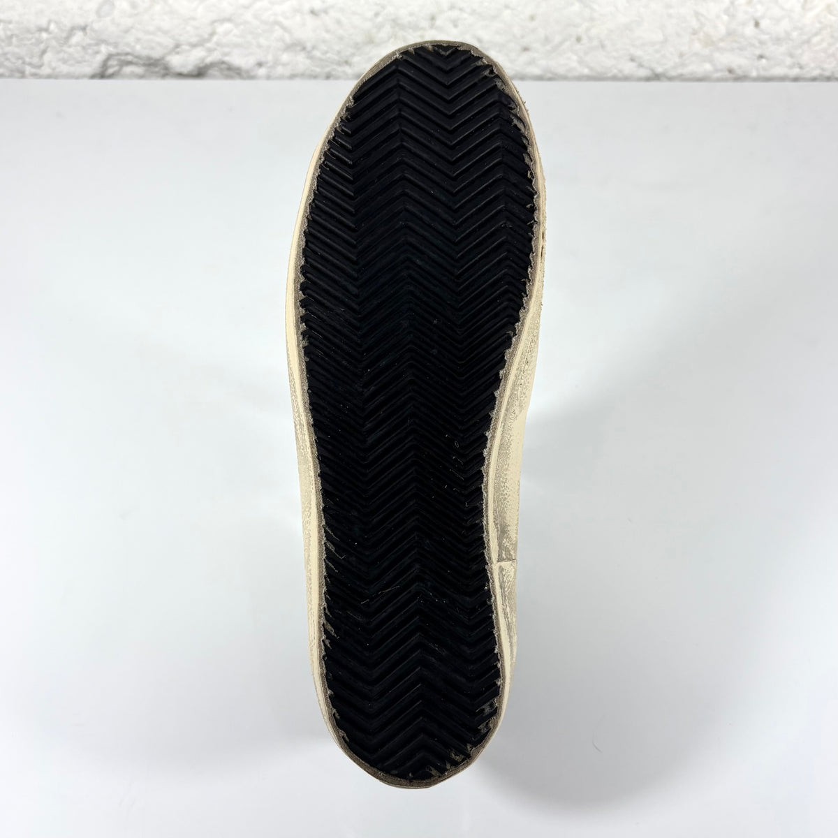 Golden goose Superstar LTD beige con stella e talloncini neri 39