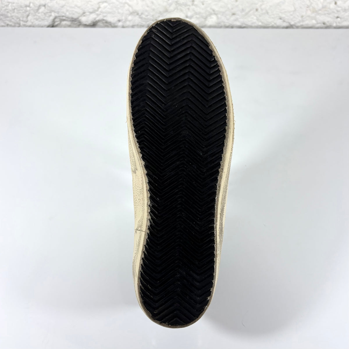 Golden goose Superstar LTD beige con stella e talloncini neri 39