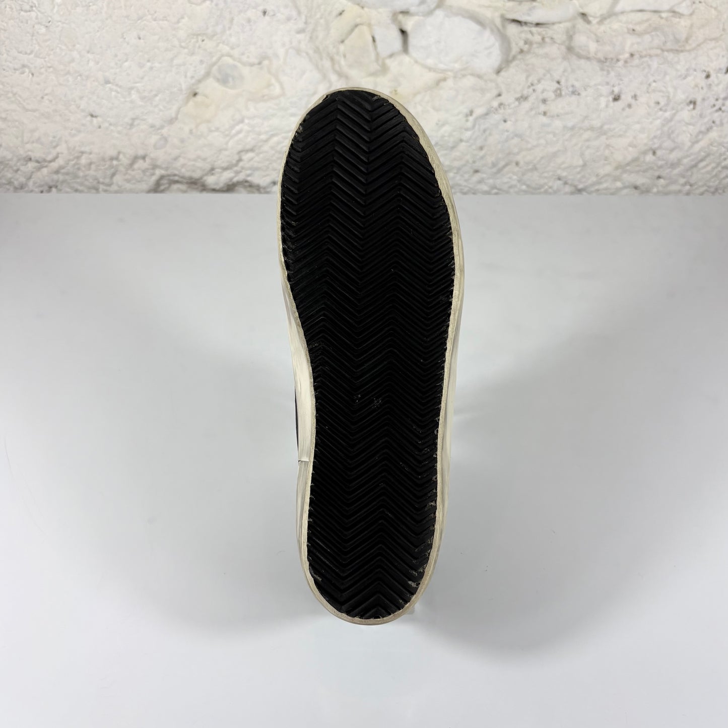 Golden goose Superstar nere con talloncini neri brillantinati 40