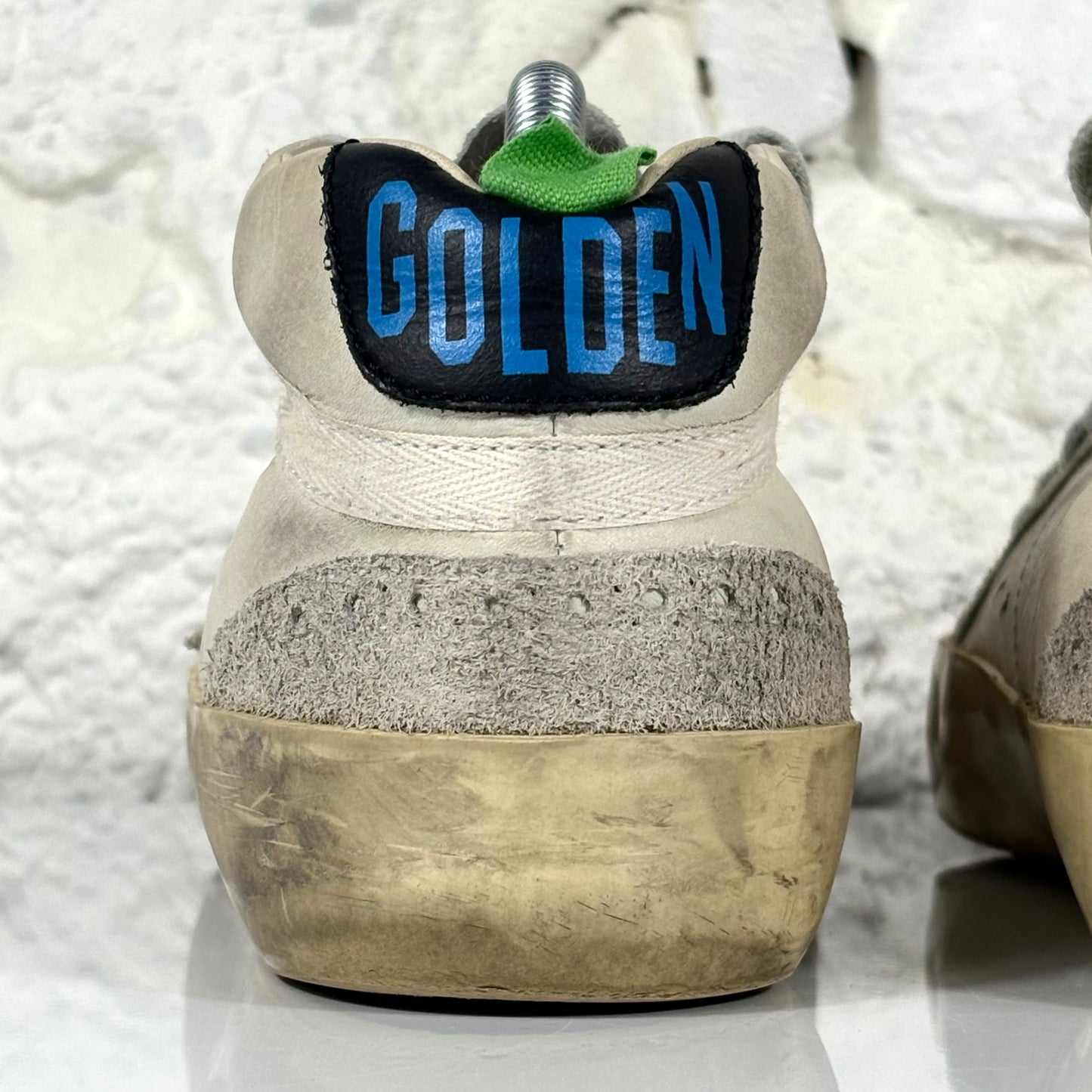Golden goose Midstar beige con talloncini neri 37
