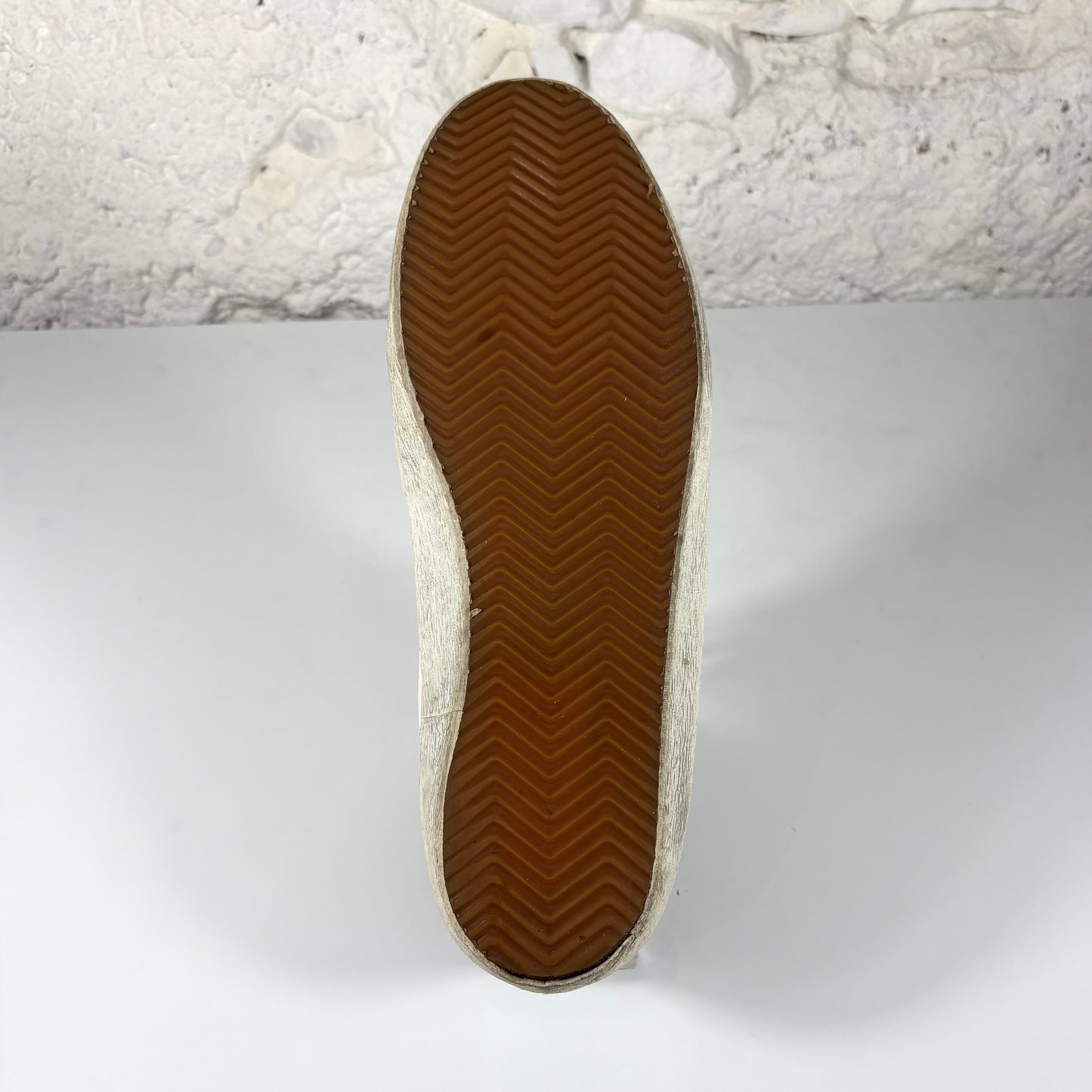 Golden goose Superstar bianche con stella grigia e talloncini "melanzana" 45
