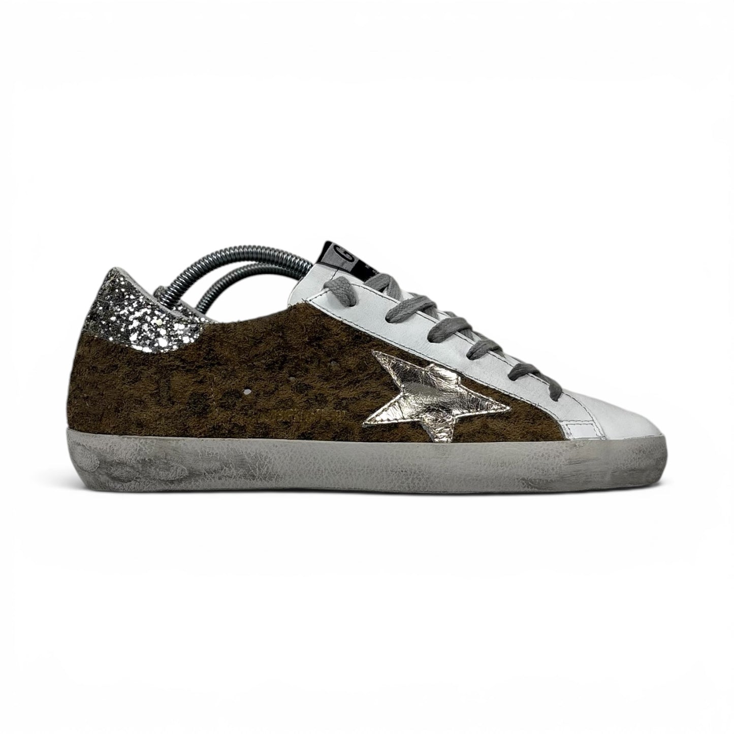 Golden Goose Superstar marroni maculate 38