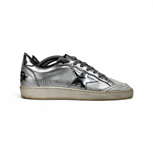 Golden goose Ballstar argento e bianco 36