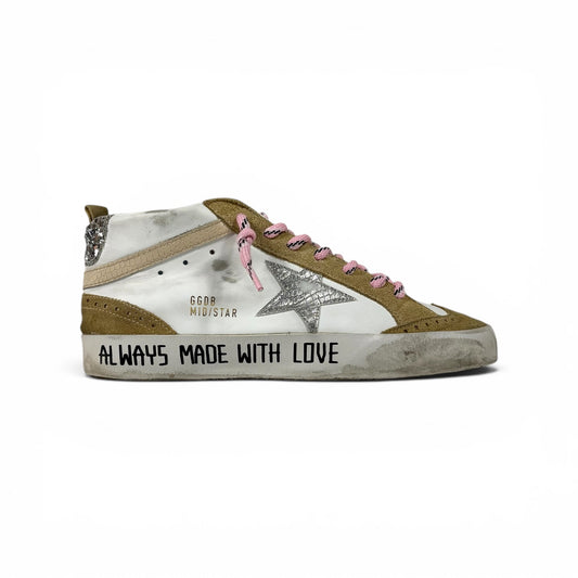 Golden goose Midstar beige e bianche 40
