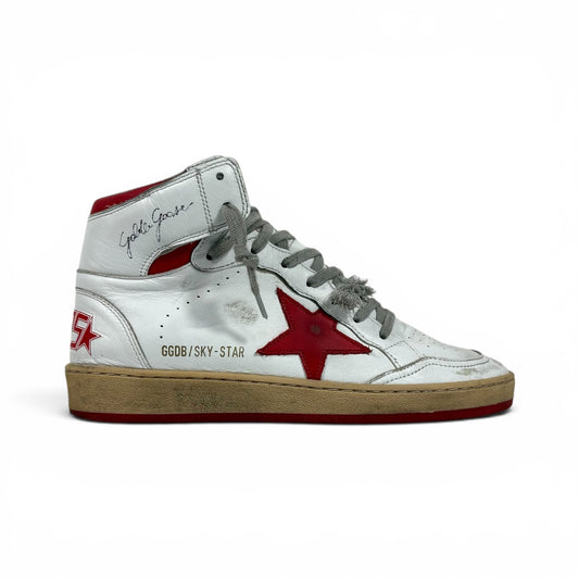 Golden goose Sky star bianche e rosse 38