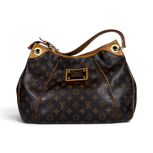 Louis Vuitton Galliera in monogram canvas con finiture in vacchetta