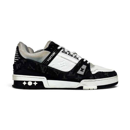 Louis Vuitton Trainer bianche e nere 42,5