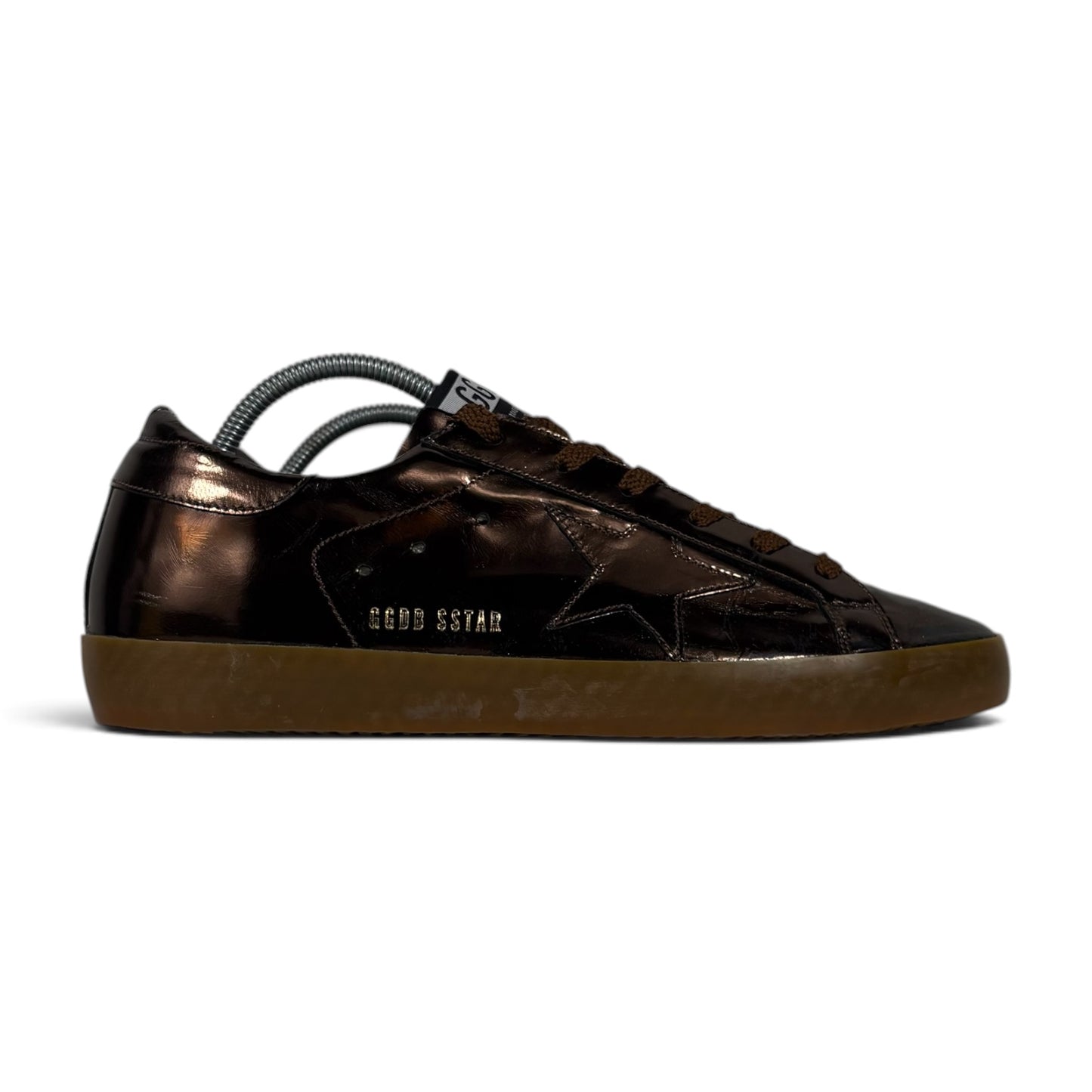 Golden goose Superstar LTD marrone metallizzato tono su tono 39