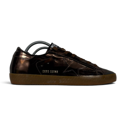 Golden goose Superstar LTD marrone metallizzato tono su tono 39