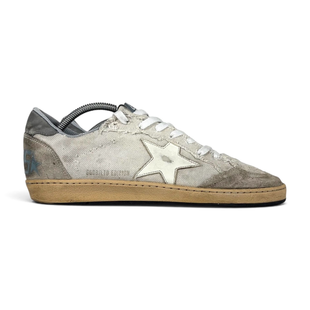 Golden goose Ballstar grigio chiaro con stella bianca 42