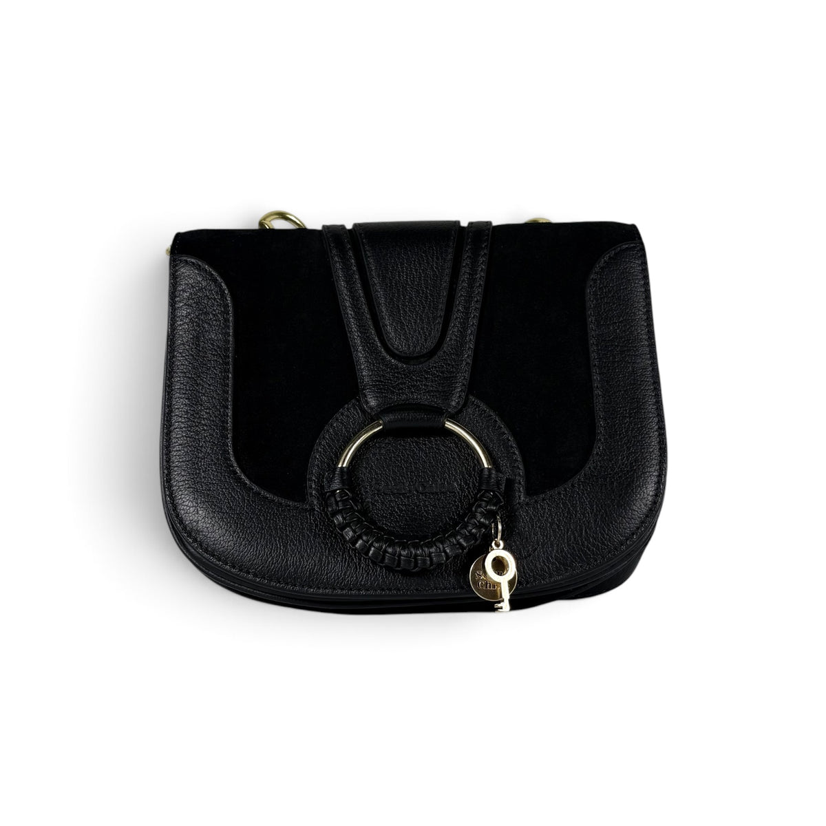 See by Chloé Hana nero in pelle e Suede