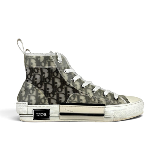 Dior b23 high top oblique, bianche e nere 43