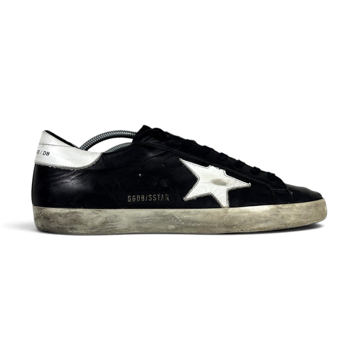 Golden goose Superstar nere con stella e talloncini bianchi 41