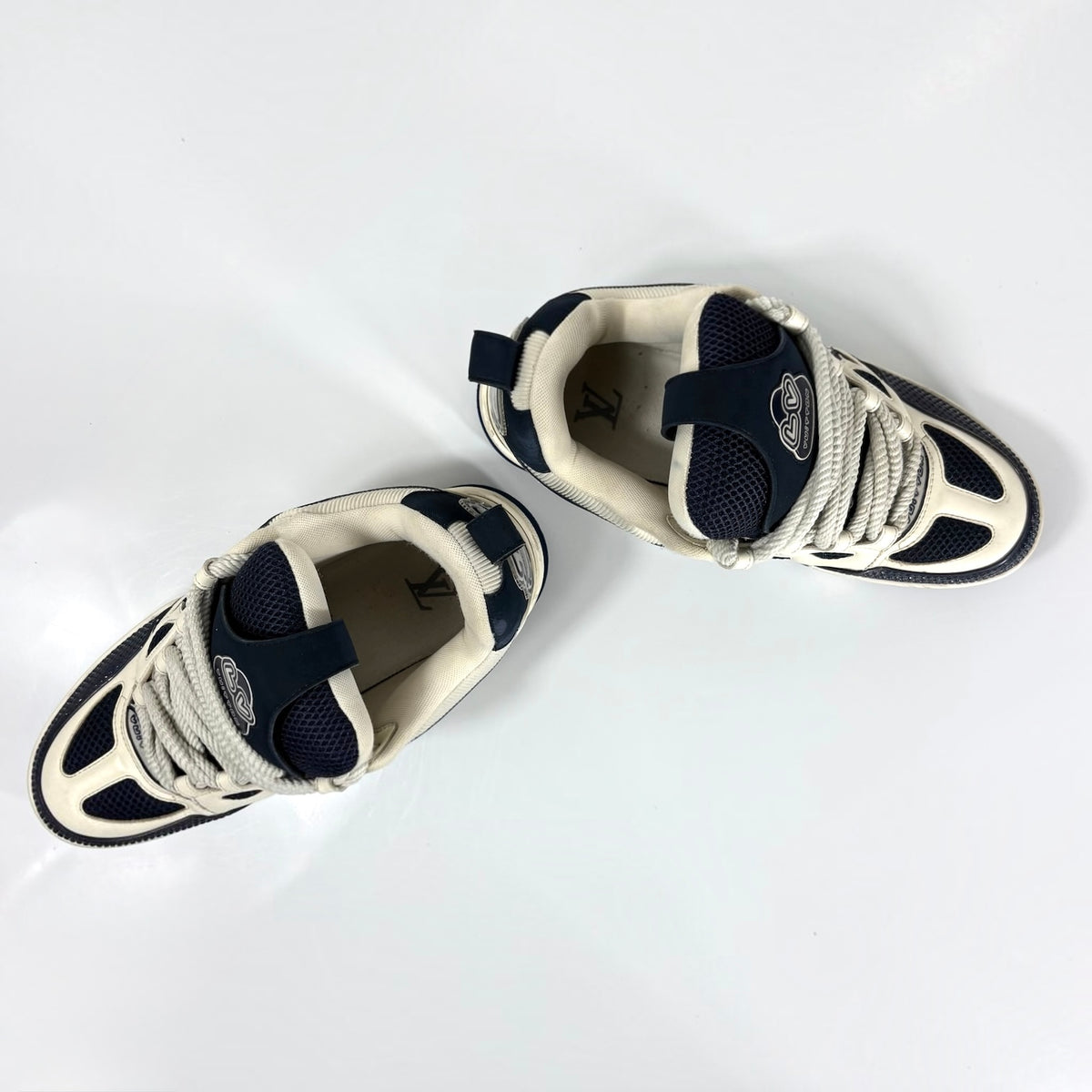 Louis Vuitton Skate blue e bianche 41