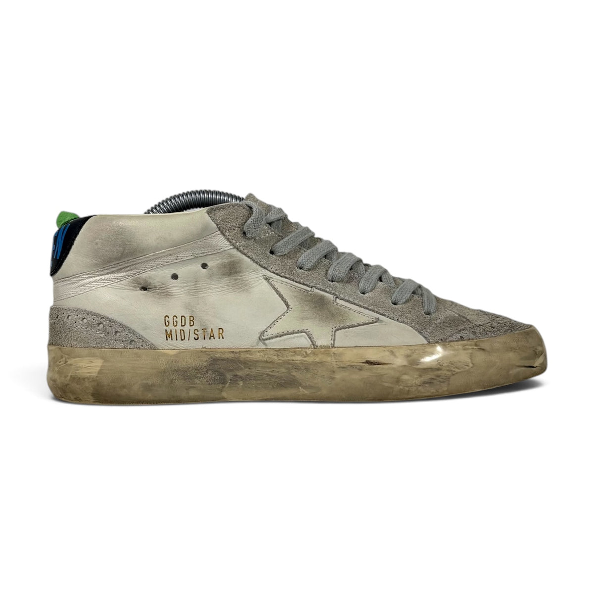 Golden goose Midstar beige con talloncini neri 37