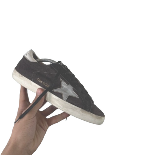 Golden goose Superstar Nere e dettaglia argento e bianchi 38