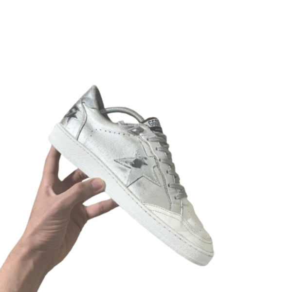 Golden goose Ballstar Argento/Bianco 41
