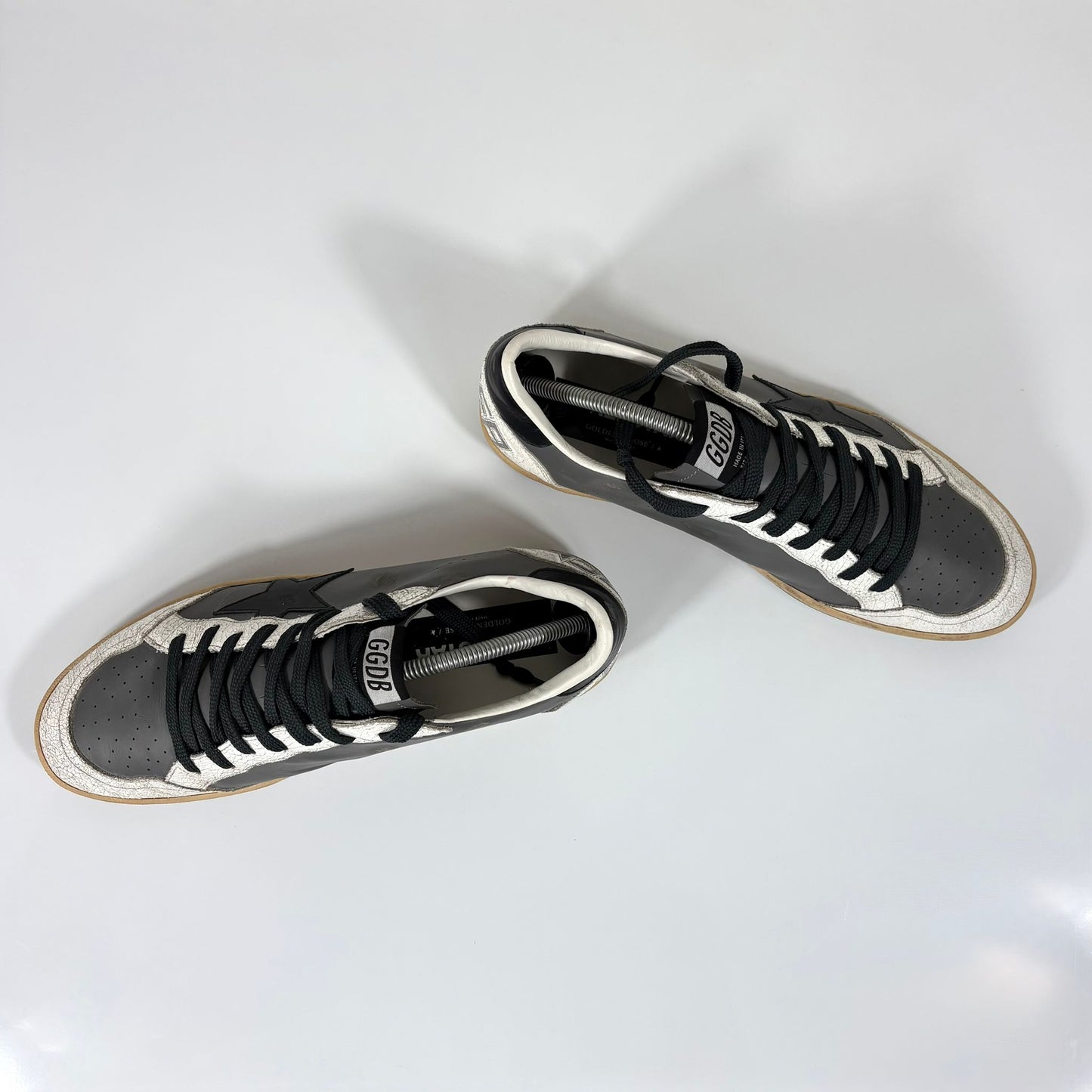 Golden goose Ballstar grigio antracite e bianco 43
